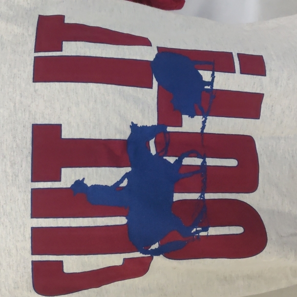 Vintage diport men's L CUT IT OUT cowboy t-shirt - Picture 2 of 7